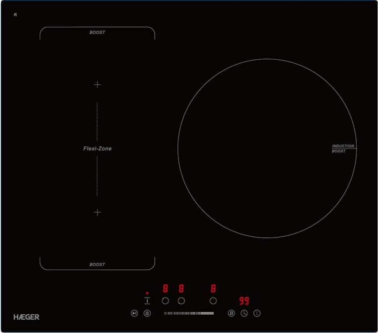 Placa de indução - HAEGER - FLEXIBOOST6600