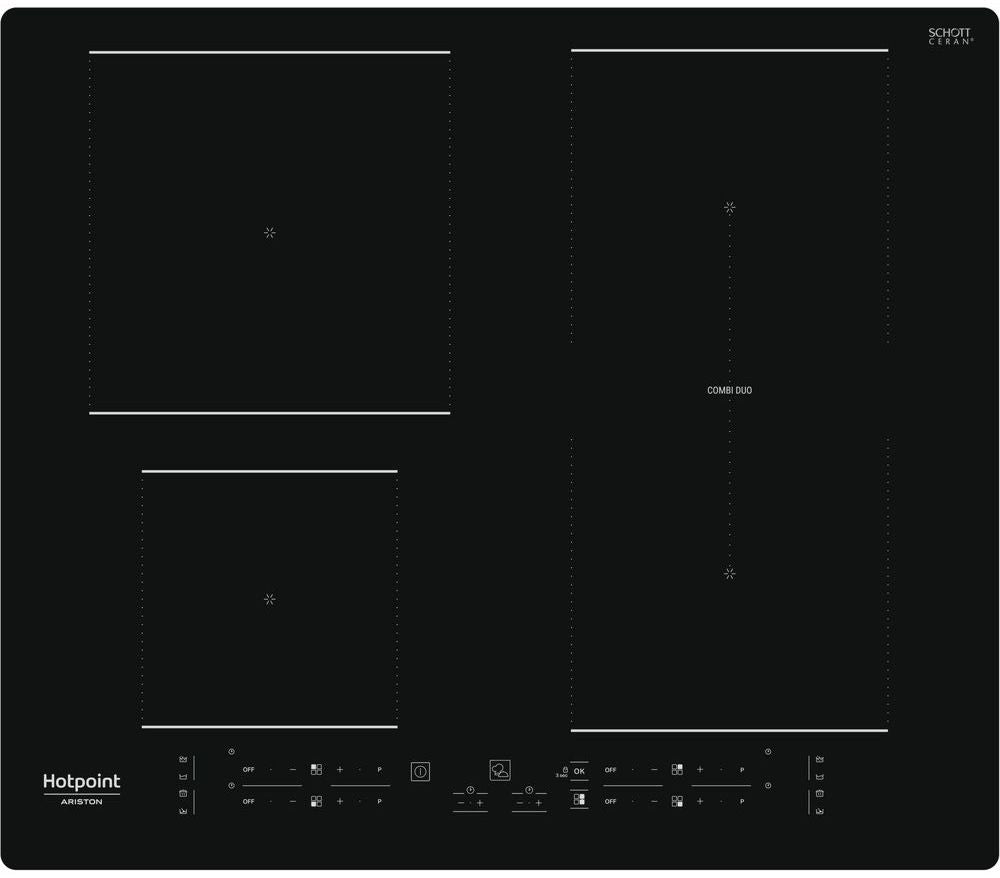Placa de indução - HOTPOINT - HB4860BNE