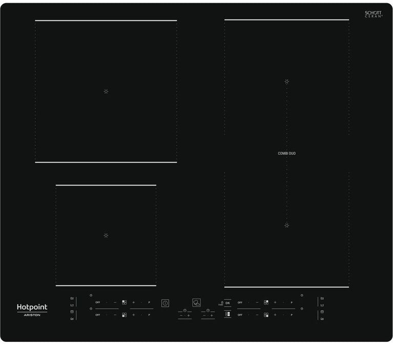 Placa de indução - HOTPOINT - HB4860BNE
