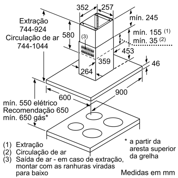 Exaustor de ilha - SIEMENS - LF98BIP50