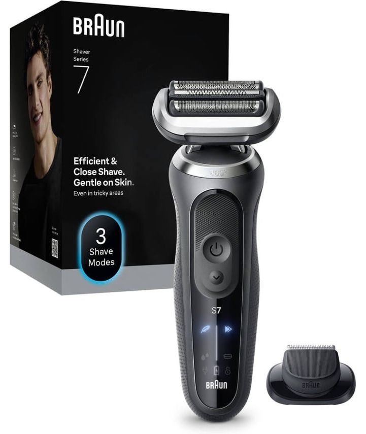 Máquina de barbear - BRAUN - S7/72S1200S Grey