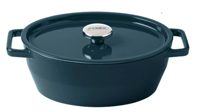 Tacho oval 29 cm ferro fundido verde - PYREX