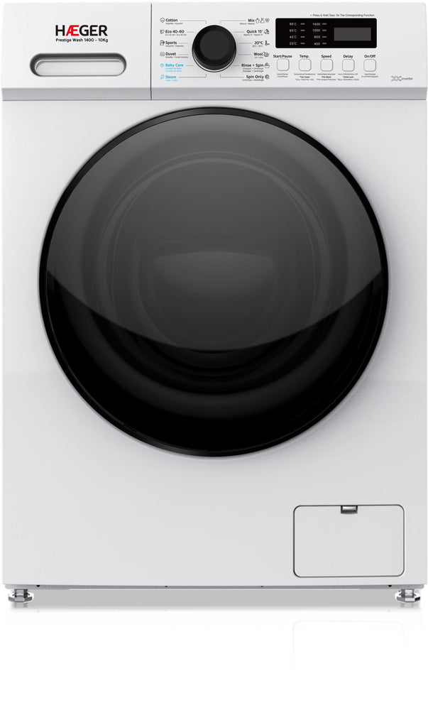 Máquina de lavar roupa - 10 Kg - HAEGER - WM10K006A
