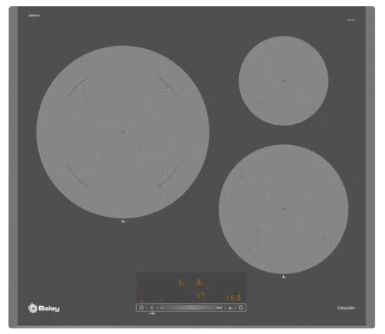 Placa de indução com exaustor - 3EB965AH - BALAY