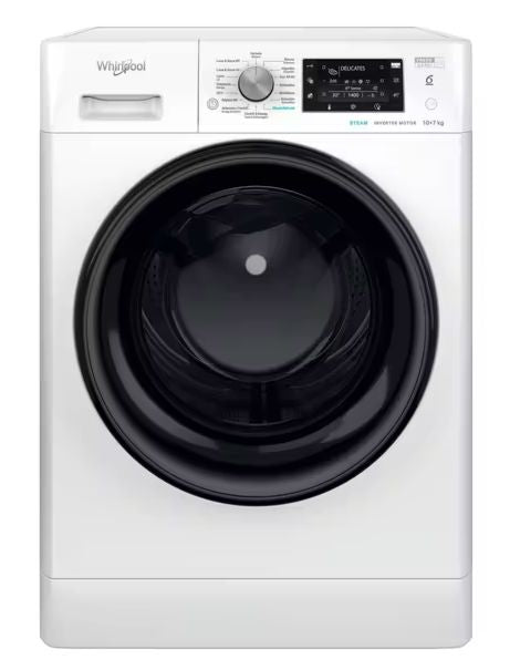 Máquina de lavar e secar roupa - 10 Kg/7 Kg - WHIRLPOOL - FFWDD 1074489 BVSPT