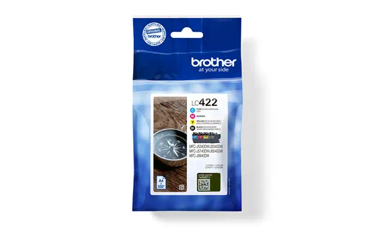 Tinteiro - LC422 Pack 4 cores - BROTHER