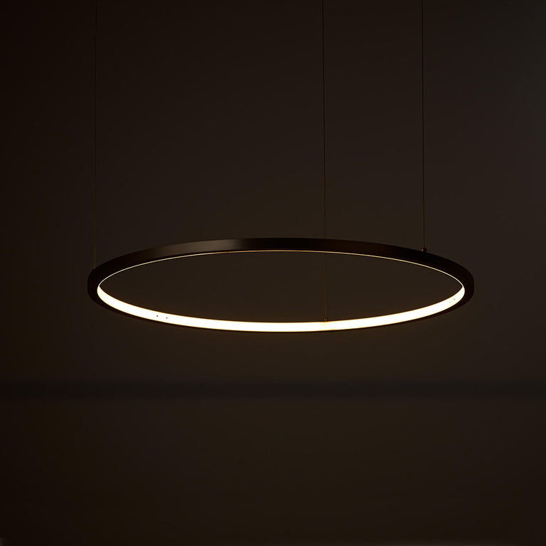 Candeeiro suspenso ELIX 60W - preto - Ø57+38cm