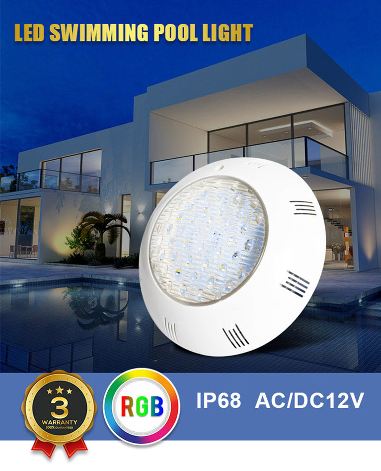 Lâmpada LED RGB+Branco neutro para piscinas - 35W