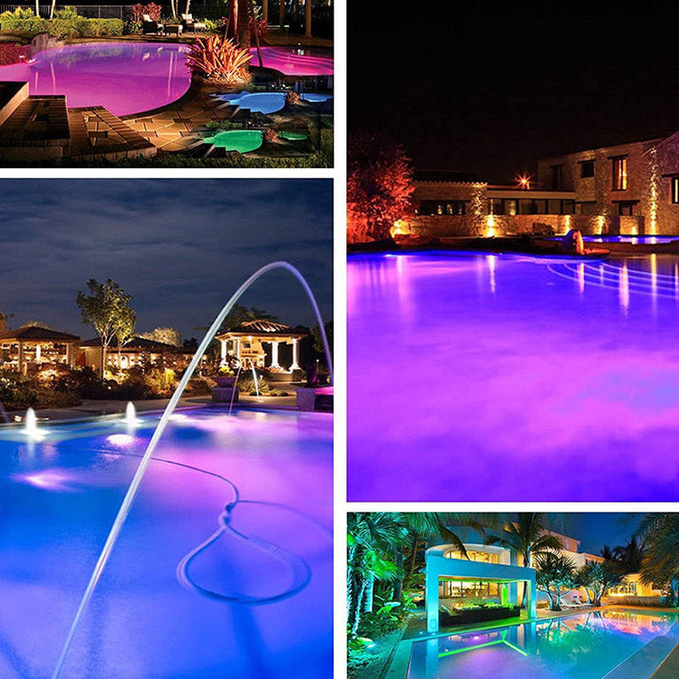 Lâmpada LED RGB+Branco neutro para piscinas - 35W