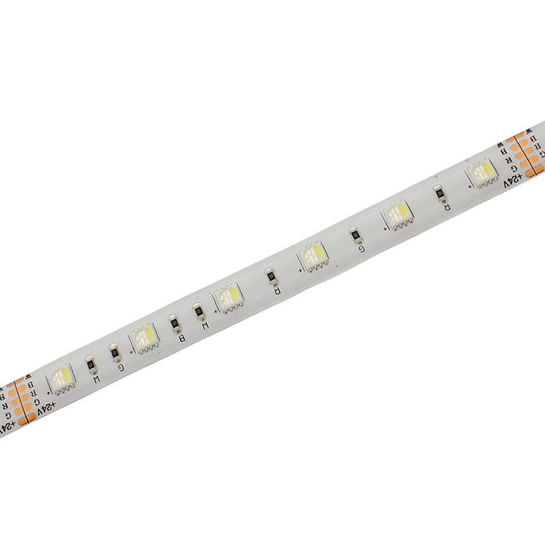 Fita LED EPISTAR SMD5050 RGB+W - DC24V - 5m (60Led/m 4 em 1)