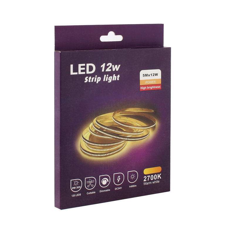 Fita LED Monocolor SMD2835 - DC24V - 5m (120Led/m)