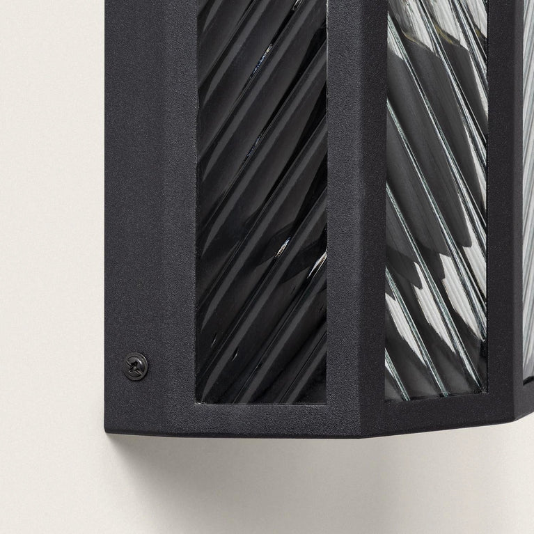 Aplique de Parede Exterior Vidro Hadley