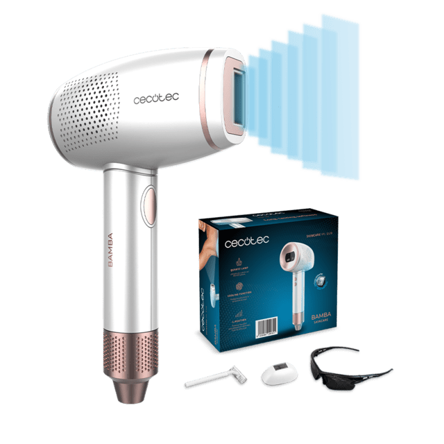 Depiladora Luz Pulsada - Bamba Skincare IPL Quartz Gun - CECOTEC