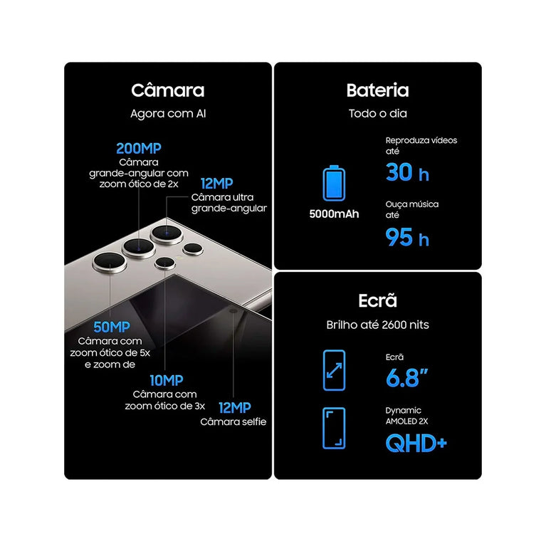 Telemóvel Android - Galaxy S24 Ultra- SAMSUNG
