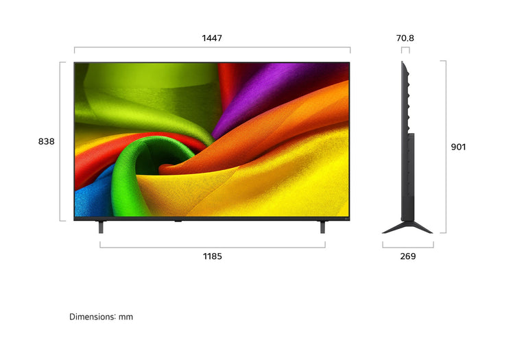 TV LED Ultra HD 4K - LG - 65" - 65NU850B6LA