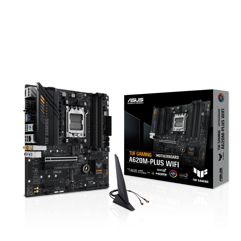 MB ASUS AMD A620 TUF GAMING A620M-PLUS WIFI SKT AM5